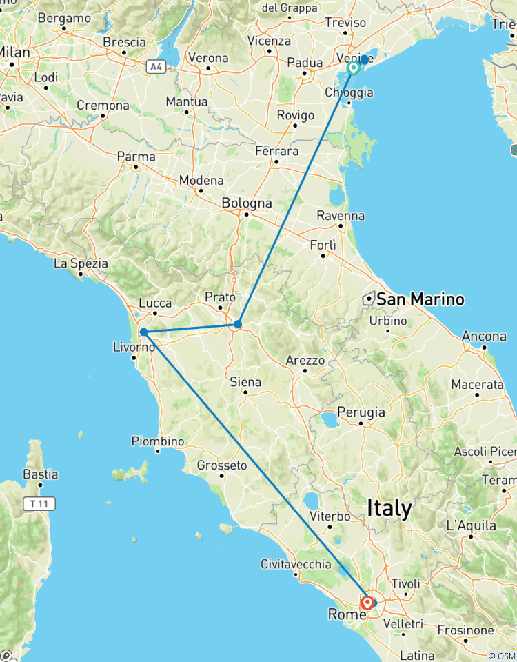 L\'Italie en 5 jours (Venise, Florence et Rome) circuit