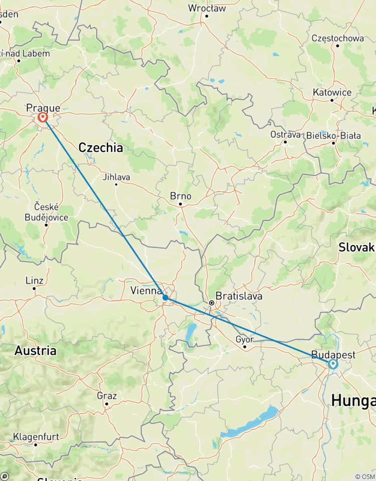 Circuito Lo mejor de Europa del Este (Budapest, Viena y Praga)