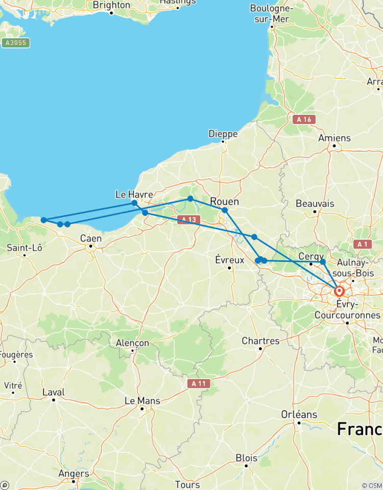 Circuito París y Normandía 2026