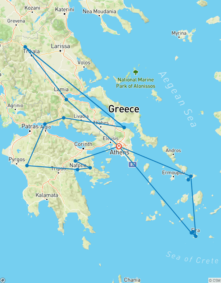 Le meilleur de la Grèce circuit