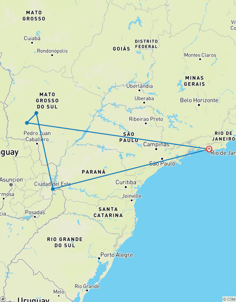 Circuito Recorrido por la naturaleza y la vida salvaje de Brasil (incluye vuelos nacionales)