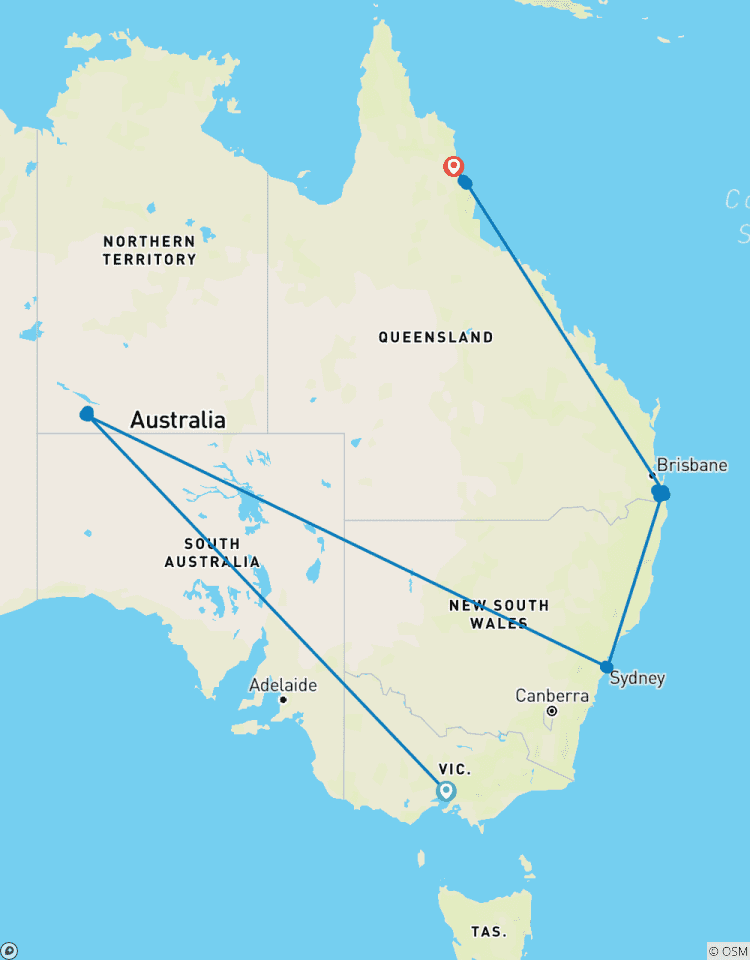 Australien Privatreise 15 Tage Rundreise