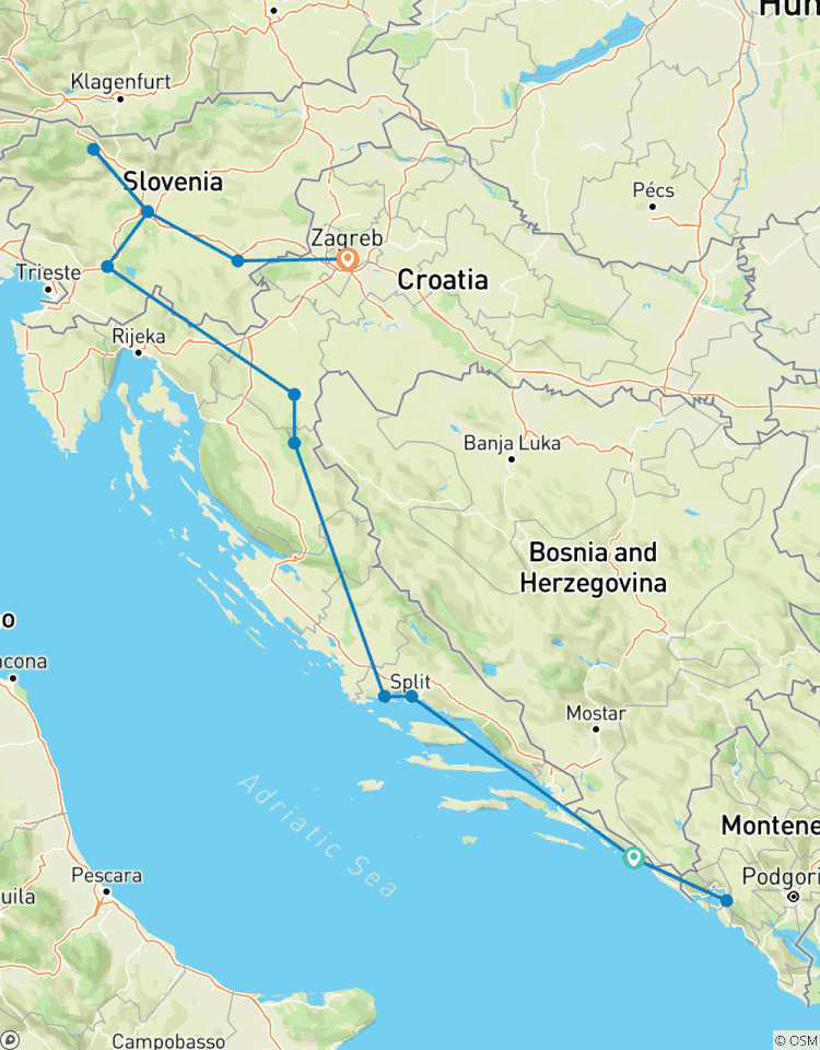 Croatia & Slovenia Tour
