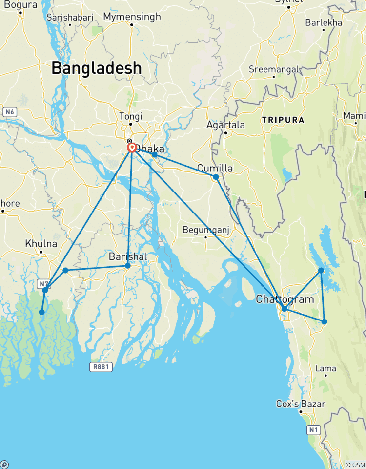 12 Days Private Bangladesh Tour to Meet Hospitable People, Exclusive Guide & Driver Tour