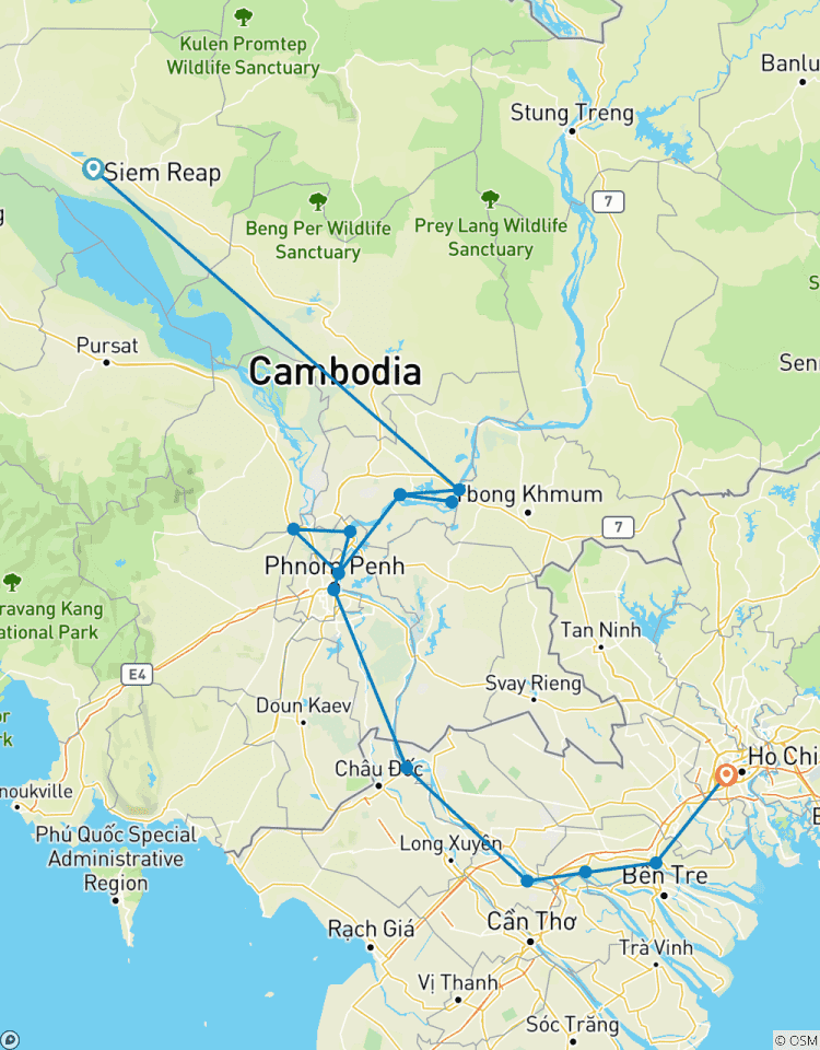 Circuito Crucero Majestic Mekong Siem Reap → Ciudad Ho Chi Minh (2026)