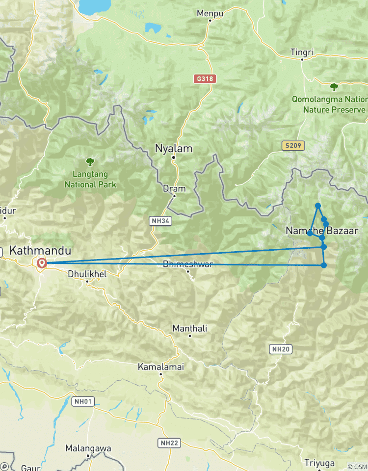 Gokyo See & Renjo La Pass Trek (ohne Everest Base Camp) Rundreise
