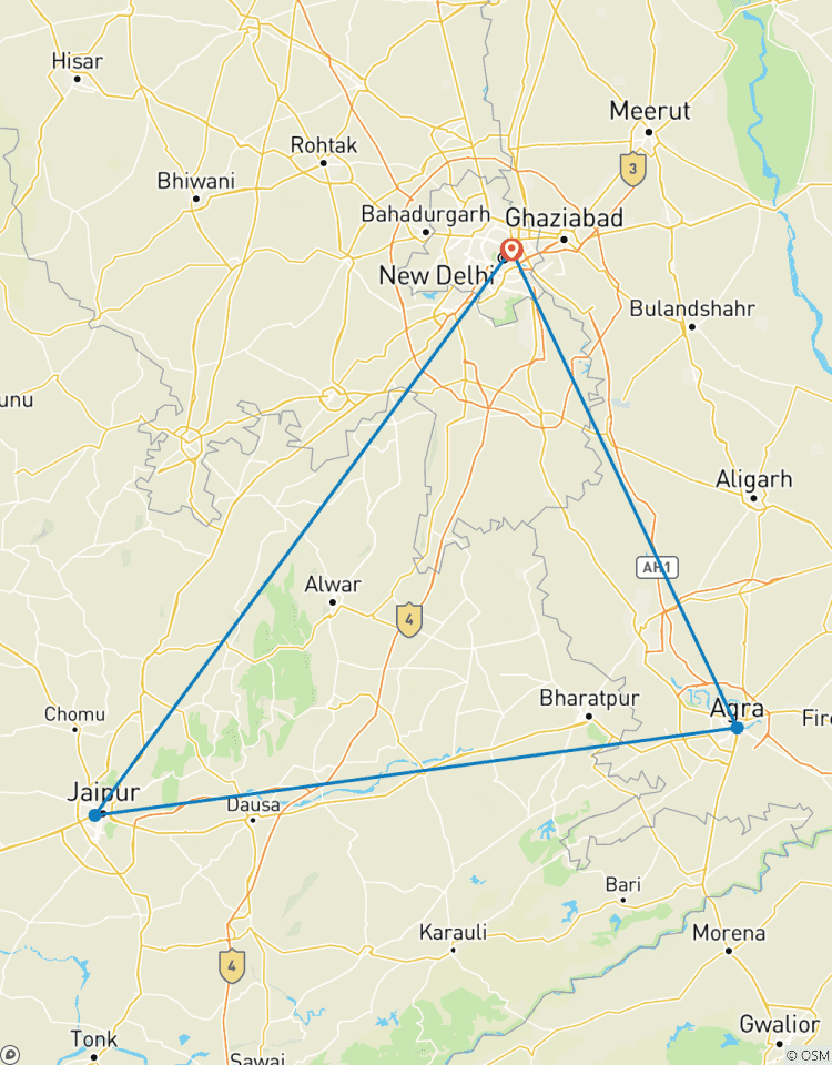 India – rondreis door de Gouden Driehoek – 5 dagen-rondreis