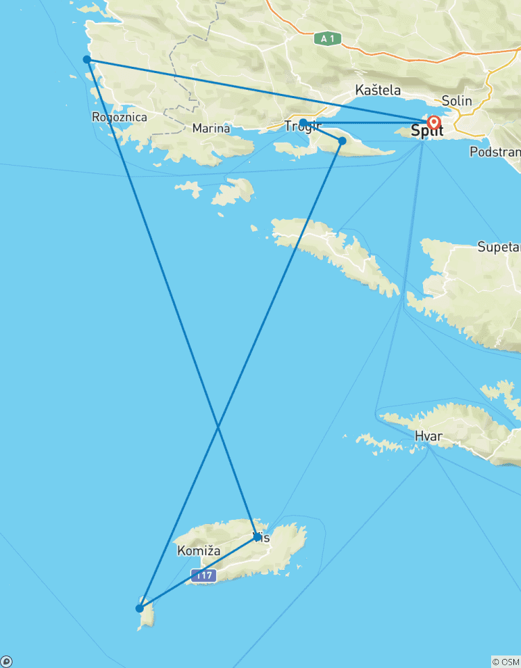 Sailing Croatia Split- Blue Lagoon and Trogir Tour