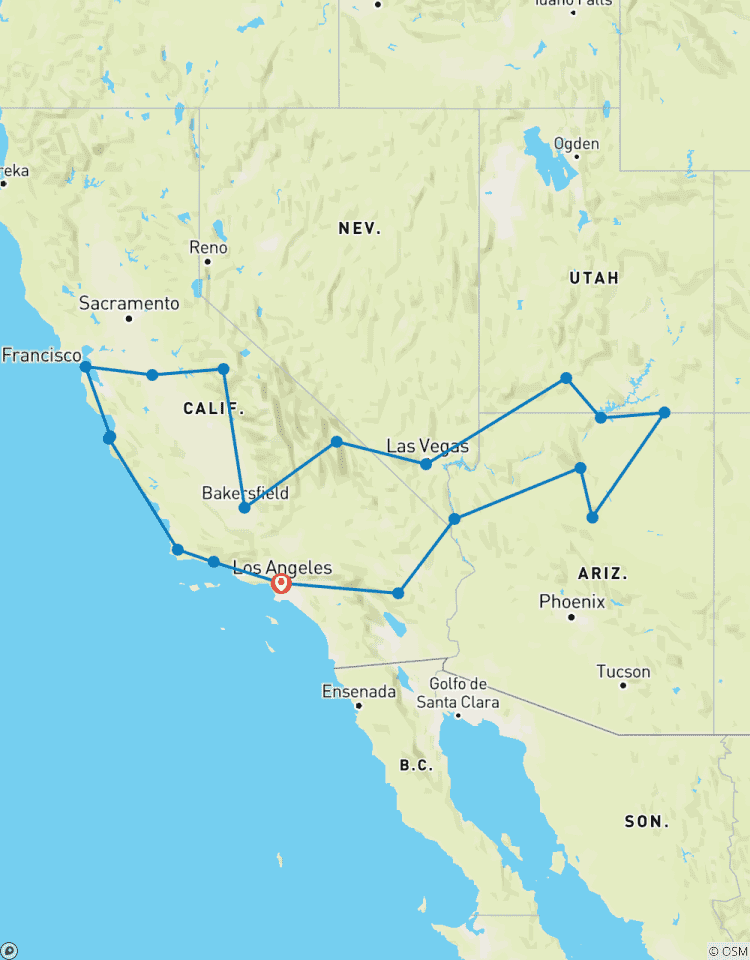 USA Rundreise 14 Tage Westküste Rundreise