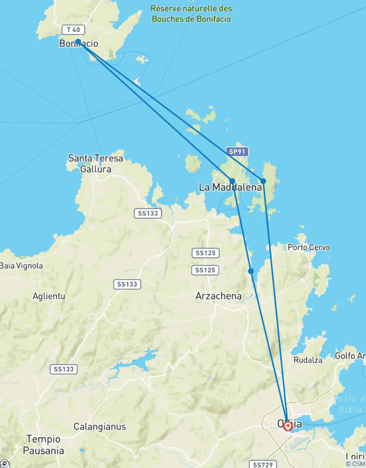 Med Sailing in Sardinia and Corsica Tour