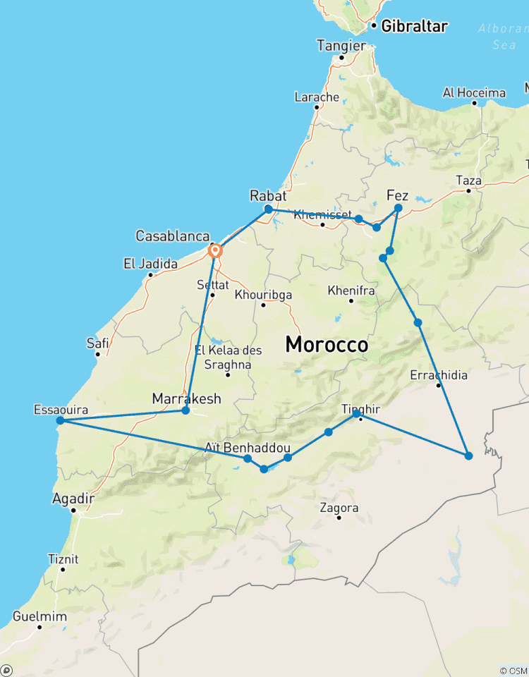 Circuito Viaje privado de 13 días por Marruecos
