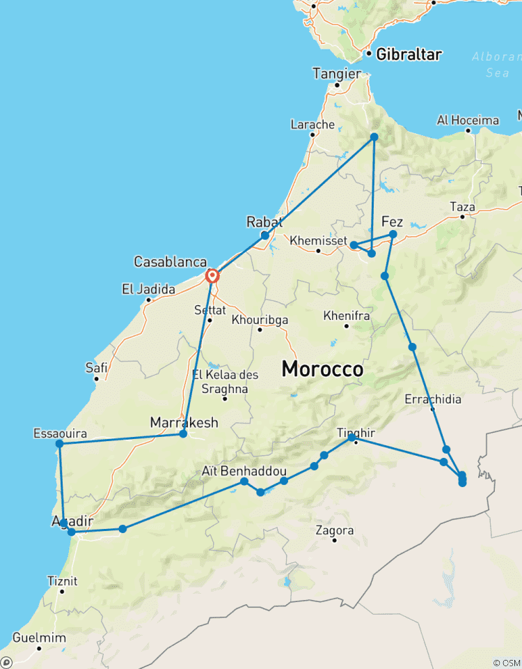 Circuito El Gran Viaje a Marruecos definitivo: De las Ciudades Imperiales al Sáhara y la Costa Atlántica