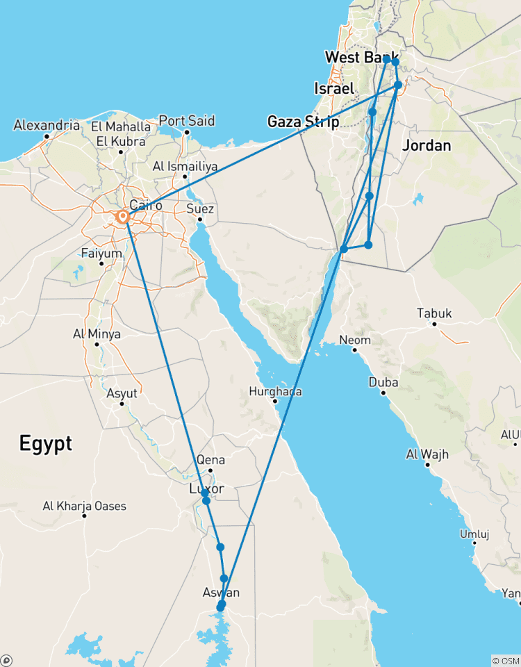Circuito 14 - Circuito de un día a Egipto y Jordania