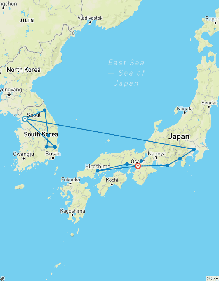 Circuito 15 Días Imagina Descubrimientos Infinitos en Japón y Corea del Sur