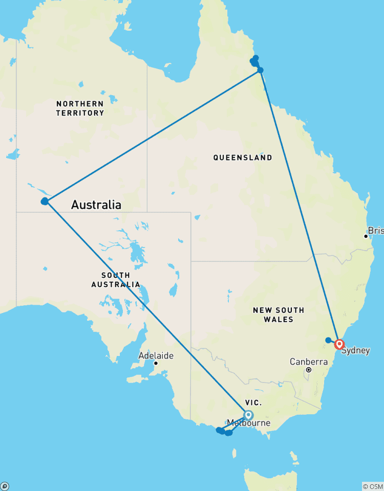 Best of Australia with Sightseeing Tours Tour