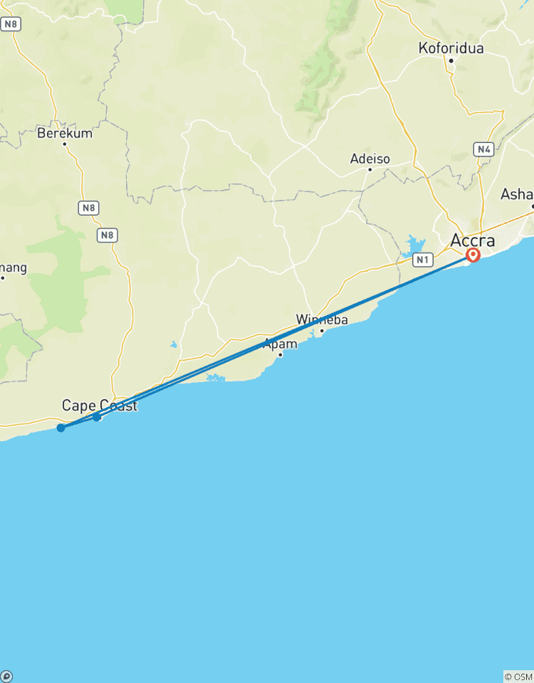 Gold Coast To Ghana Heritage Experience Tour