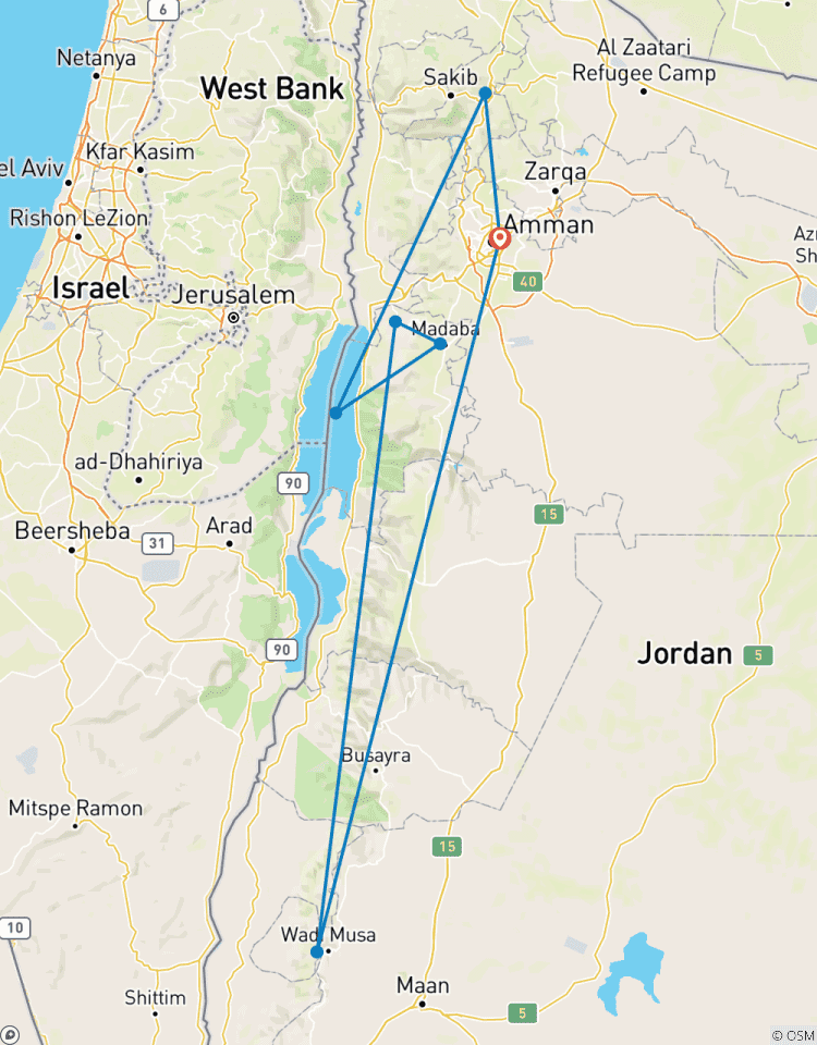 5 days Discovering the Near East - departure every Saturday Tour