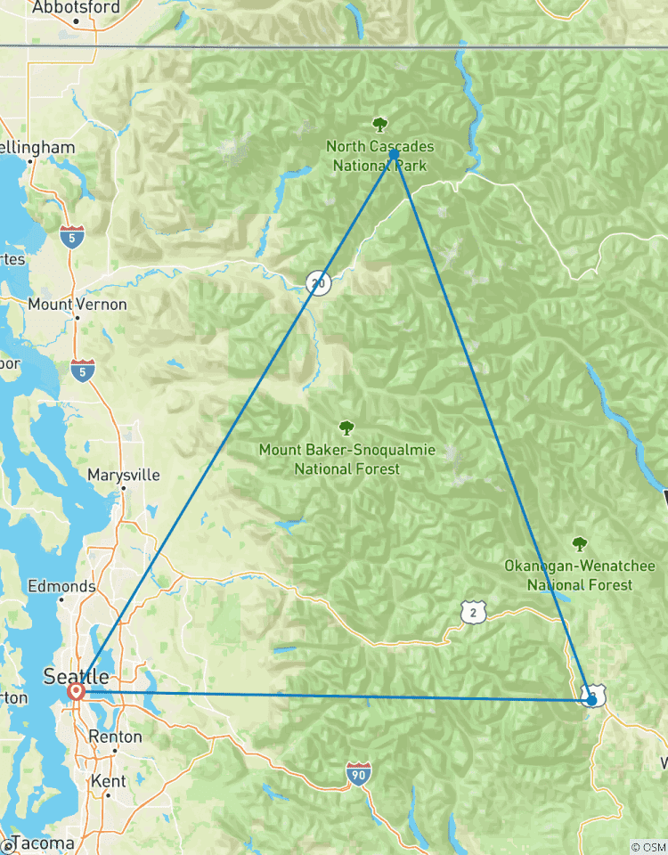 North Cascades to Leavenworth Bike Tour Tour
