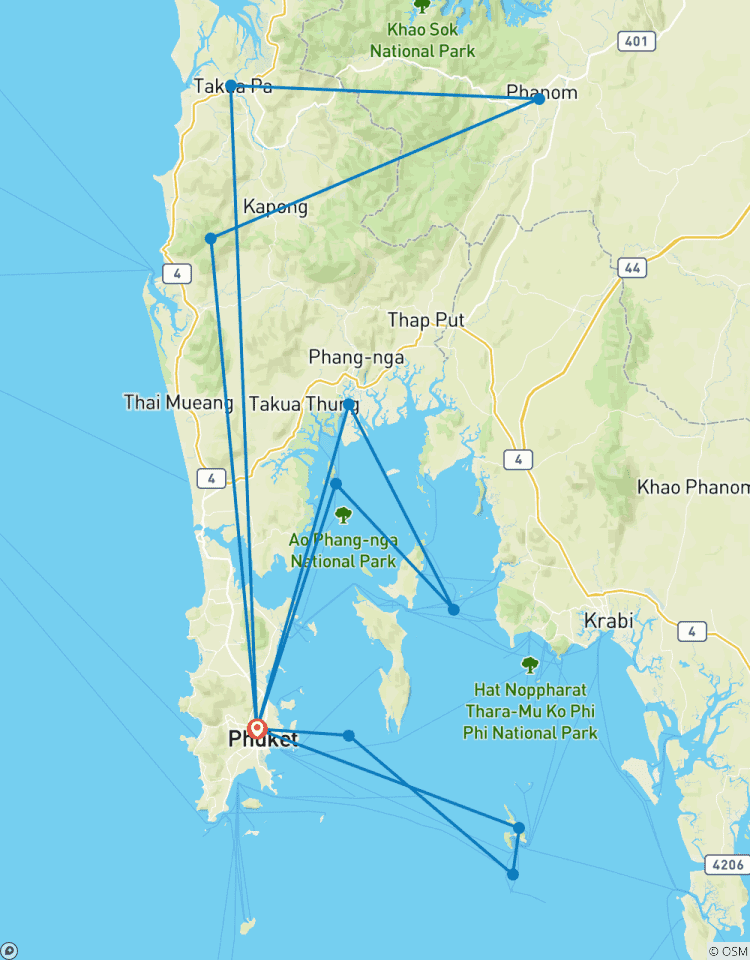 Circuito Tailandia Sur 10 Días - Phuket/Khao Sok/Khao Lak