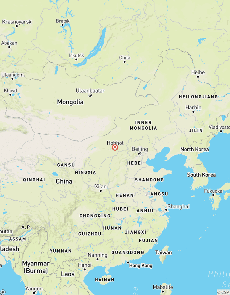 Circuito Mongolia Interior 5 Días Hohhot Explorar Tour