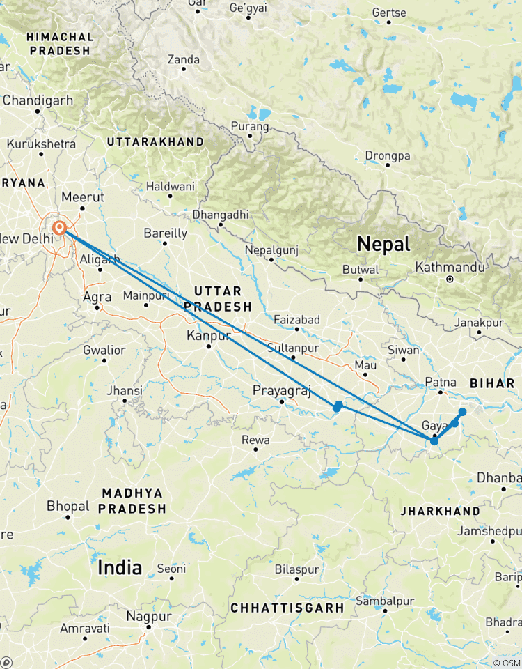 Short Buddhist Tour North India Tour