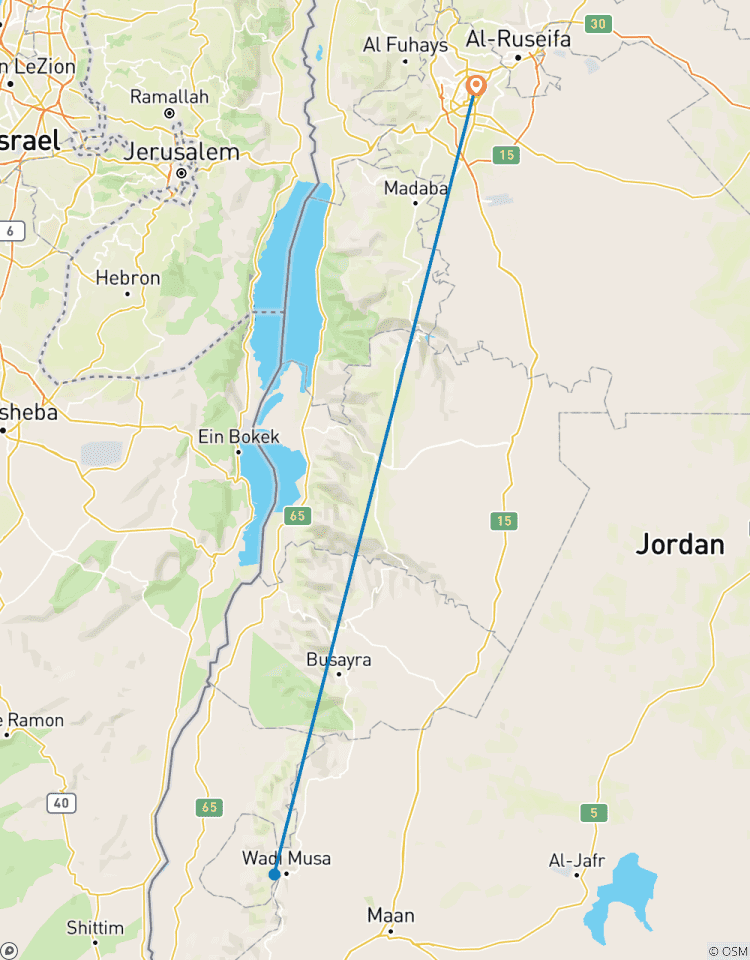 Petra Tageausflug ab Amman (AC-JHT-001) Rundreise