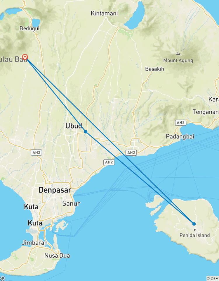 Circuito Aventura de 7 días en Bali, incluidas todas las actividades