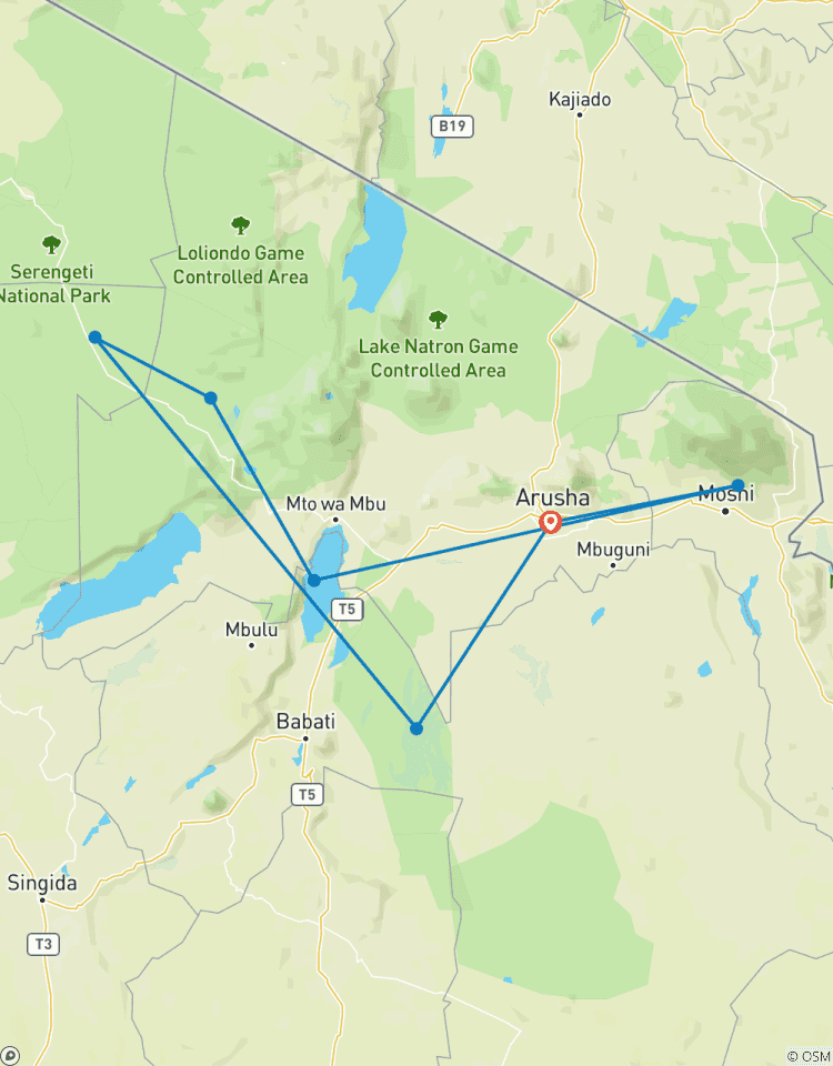 10 dagen luxe privé –safari in Tanzania-rondreis