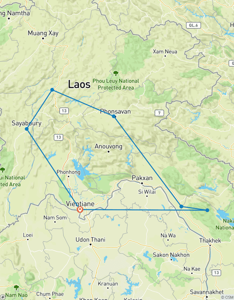 Nord-West Laos: mit dem Motorrad auf Büffelpfaden Rundreise