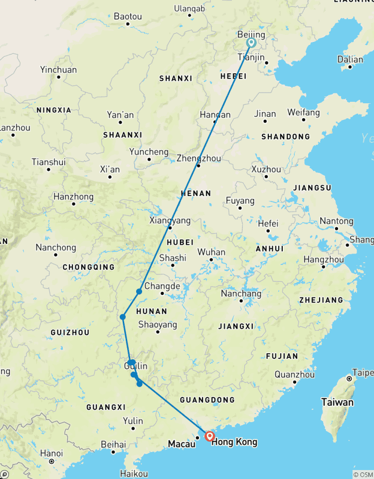 Schönes China mit Peking, Zhangjiajie, Longji, Yangshuo 12 Tage Rundreise
