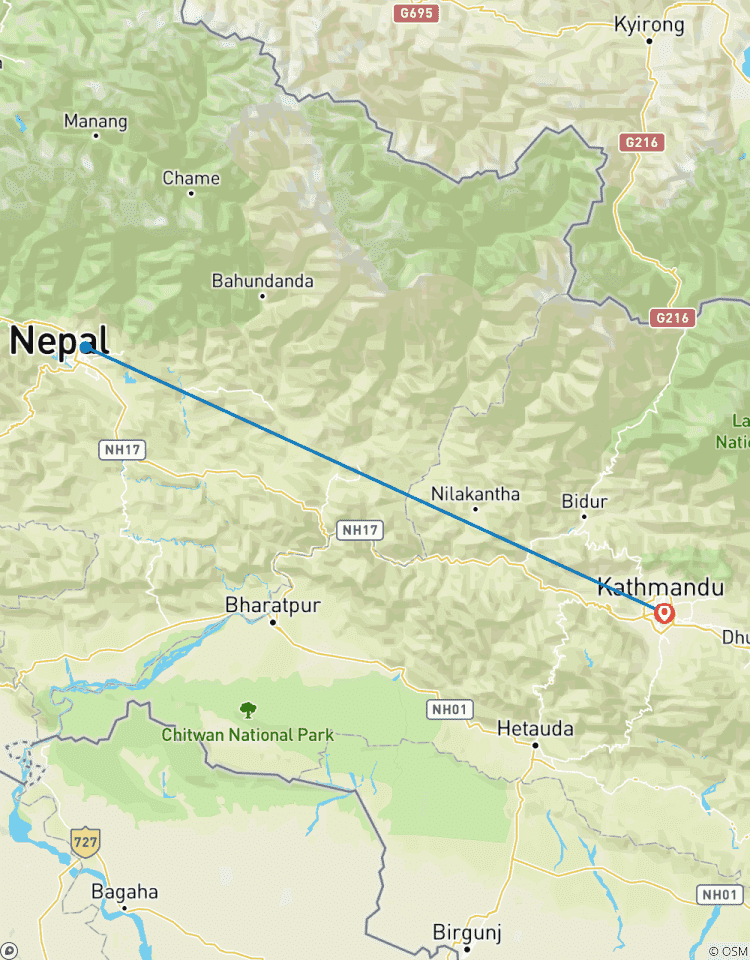 Circuit Katmandou-Pokhara circuit