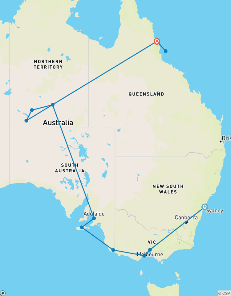Highlights Australiens Rundreise