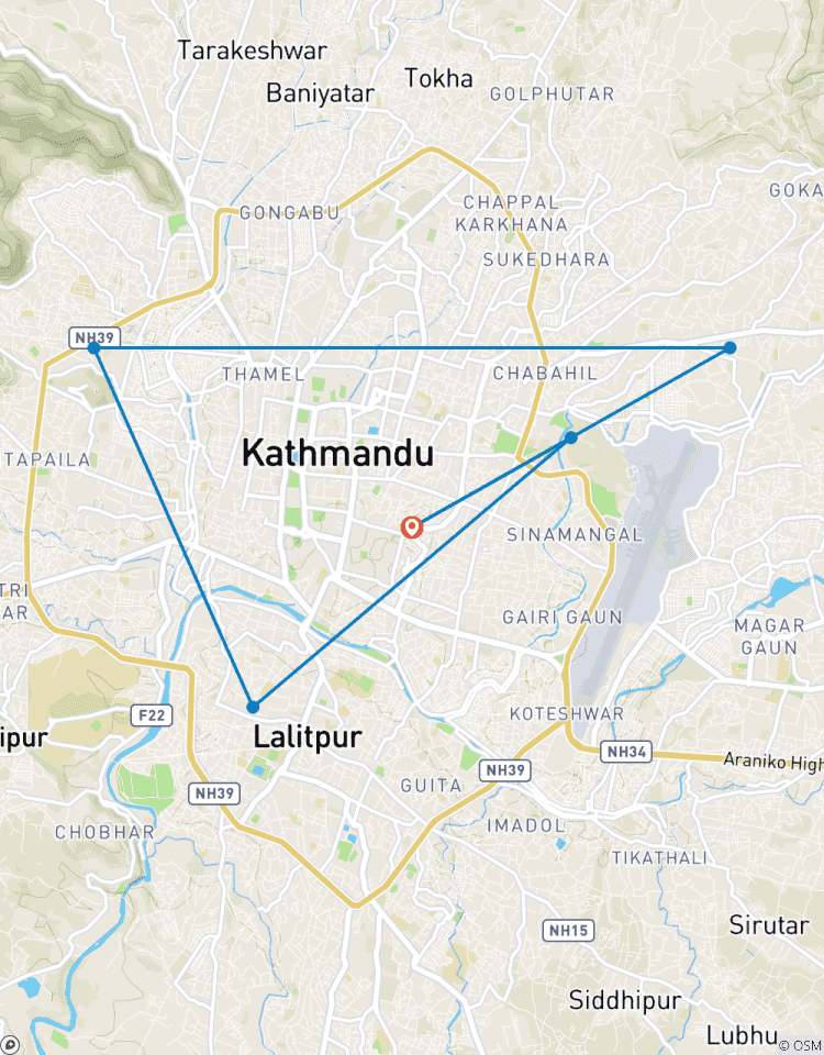 4 UNESCO-Stätten durch Kathmandu Rundreise