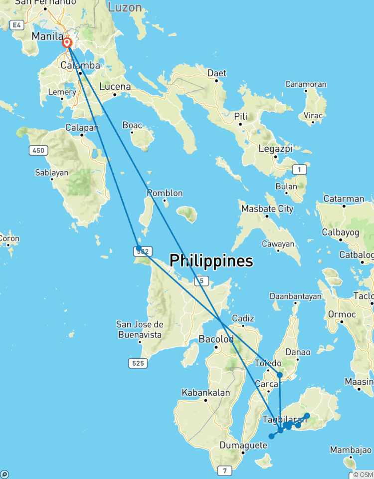 Filipino Beaches and Chocolate Hills Tour