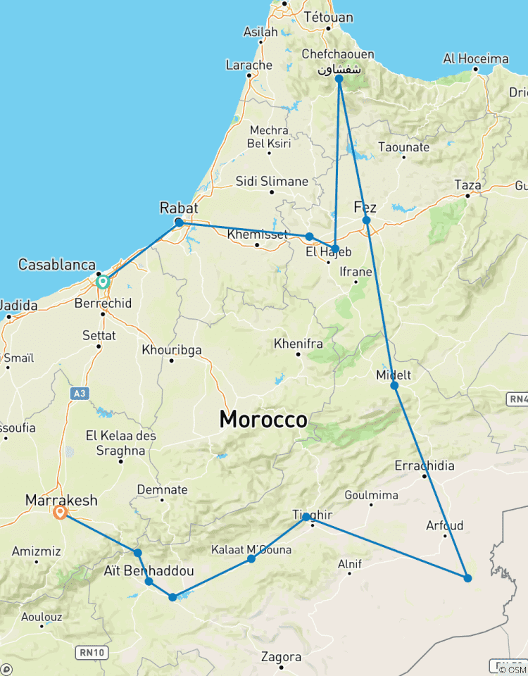Circuito 13 Días - Marruecos Desierto del Sáhara y Más Allá