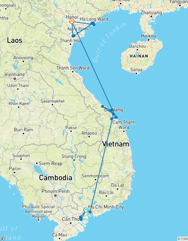 10 jours au Vietnam du Sud au Nord circuit