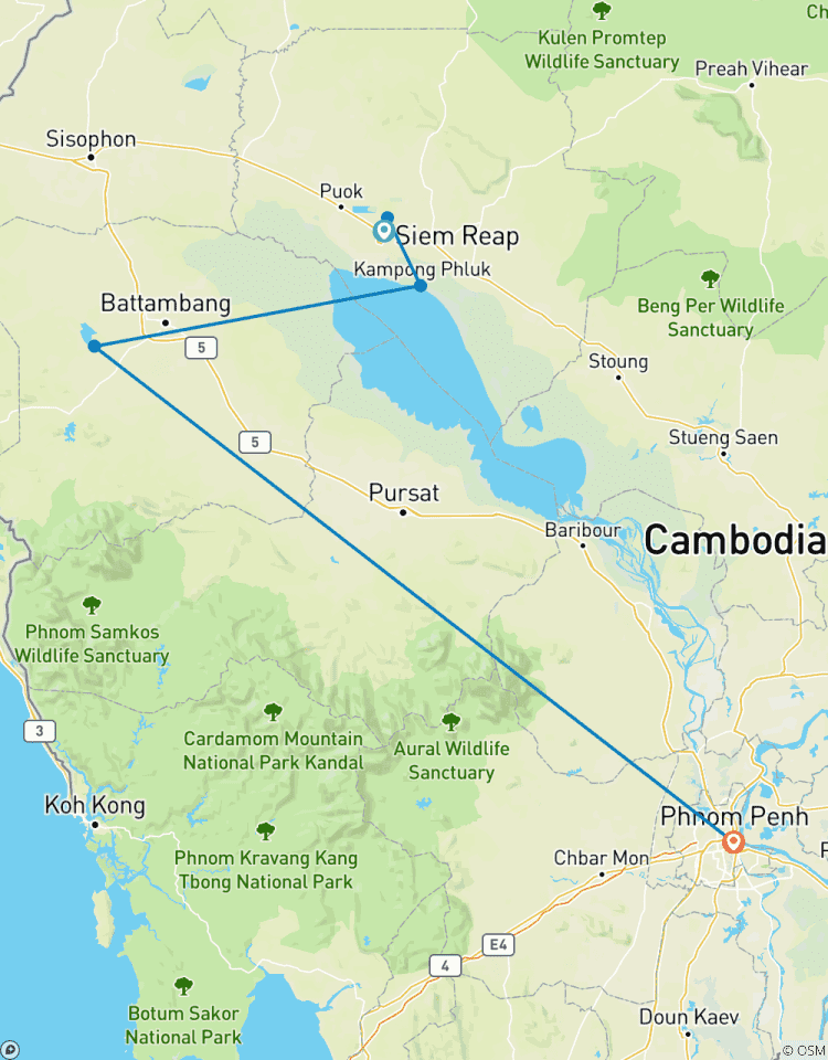 Circuito Camboya Circuito Privado Clásico - 8 Días 7 Noches - Siem Reap, Battambang, Phnom Penh