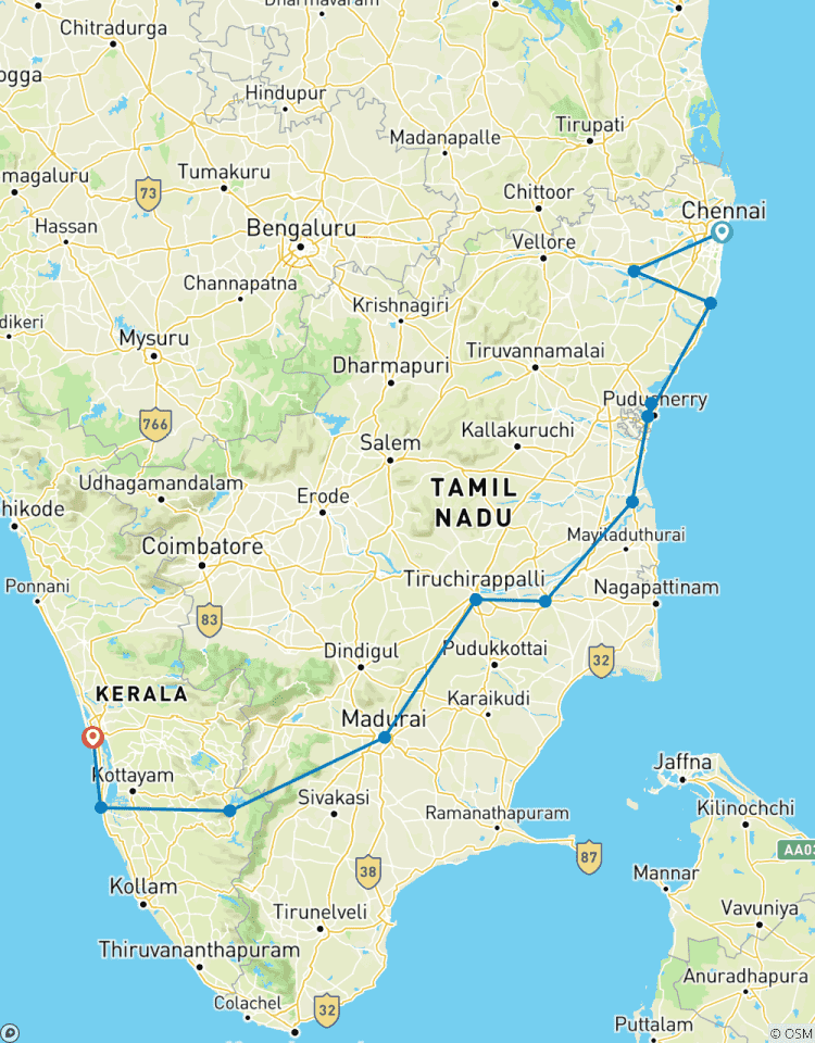 Classic South India Tour with Extension Option Kovalam Tour