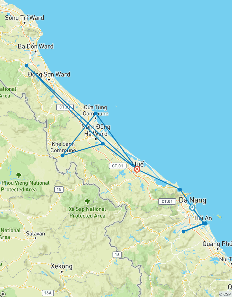 Les incontournables du centre du Vietnam en 9 jours : Danang - Hoi An - My Son - Hue - Phong Nha circuit