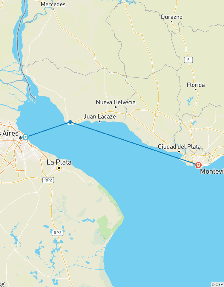 Colonia del Sacramento & Montevideo Rundreise