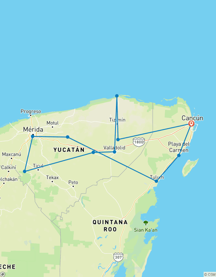 Points forts du Yucatan circuit