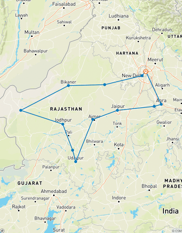 Hoogtepunten van Rajasthan-rondreis