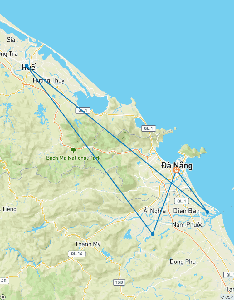 Visite éclair au centre du Vietnam circuit