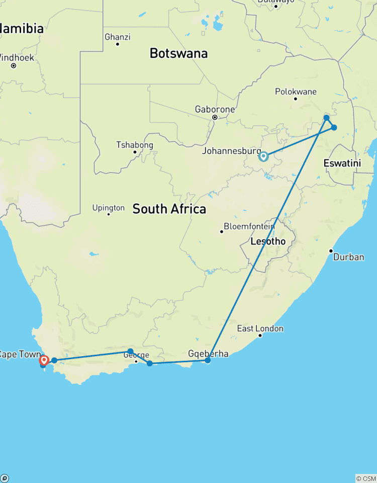 Stippvisite Sudafrika - Kleingruppenreise Rundreise