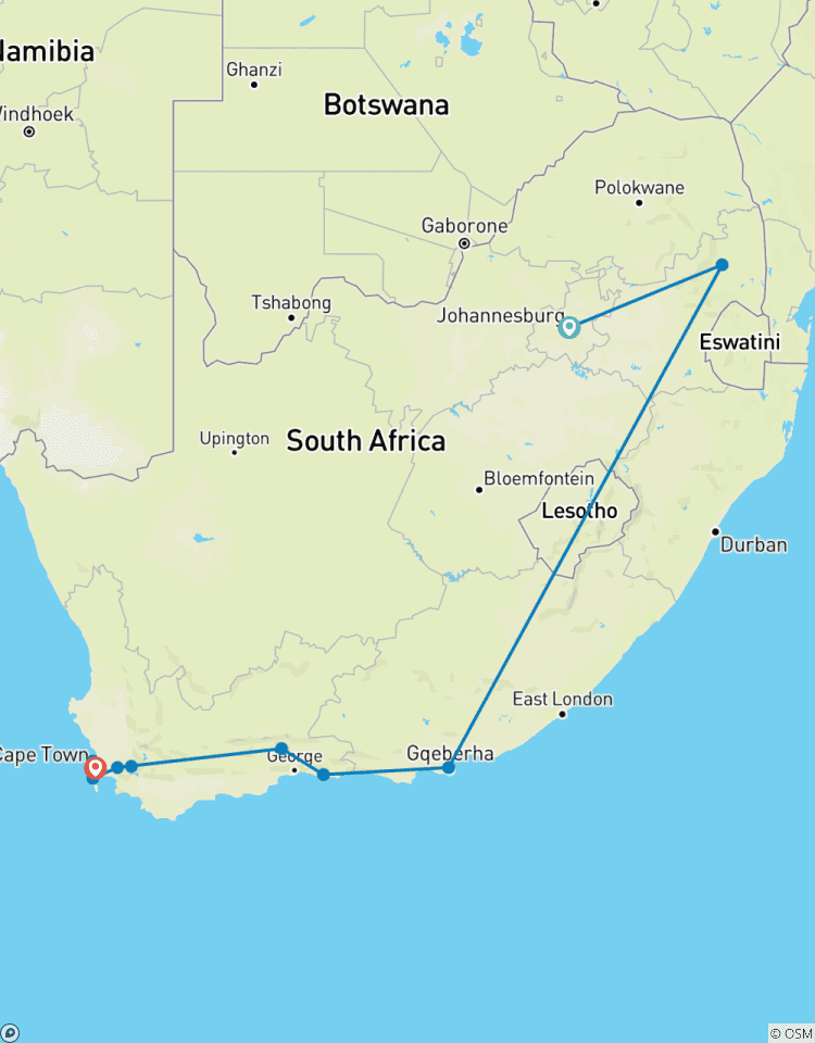 Stippvisite Sudafrika - Privatreise Rundreise