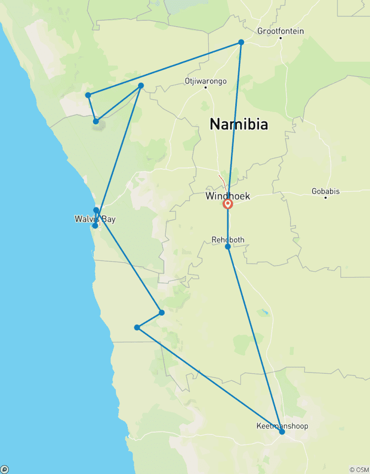 Traumreise Namibia Rundreise