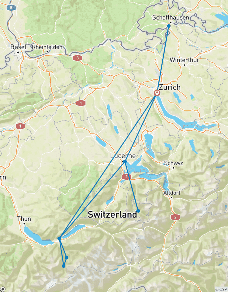 Switzerland in 5 days (Zurich, Interlaken and Lucerne) Tour