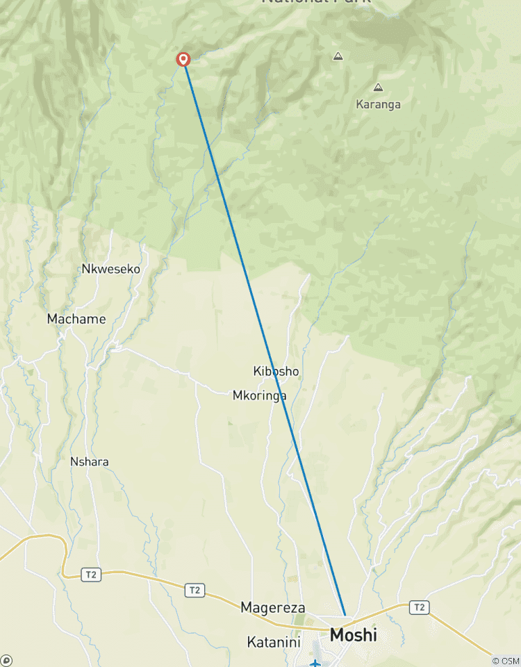 Circuito Excursión al Kilimanjaro por la mejor ruta Machame - Una noche