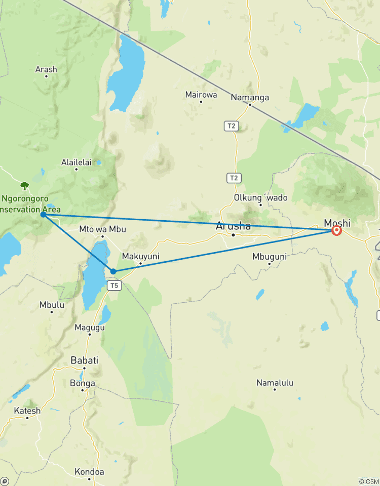 Circuito Vive el mejor safari de Tanzania en 2 días