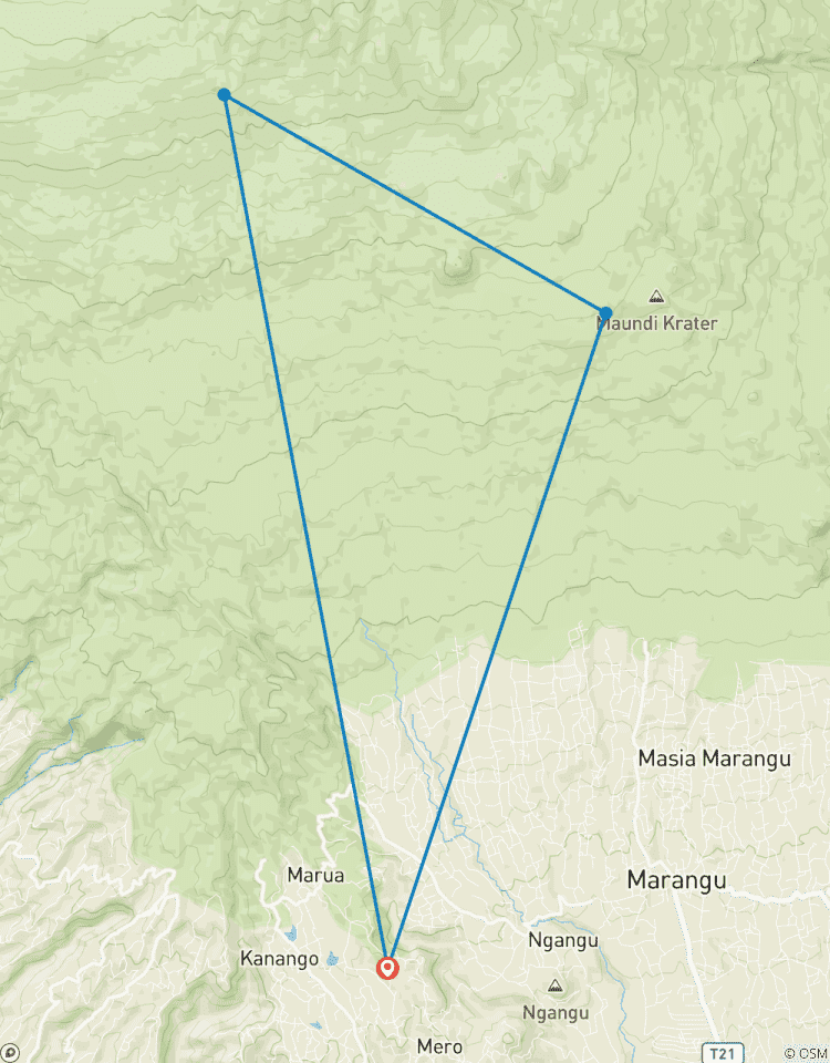 Circuito Kilimanjaro 3 días de excursión - Ruta Marangu
